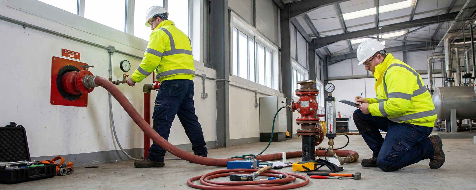 Dry & Wet Riser Maintenance | C & H Fire Protection Ltd